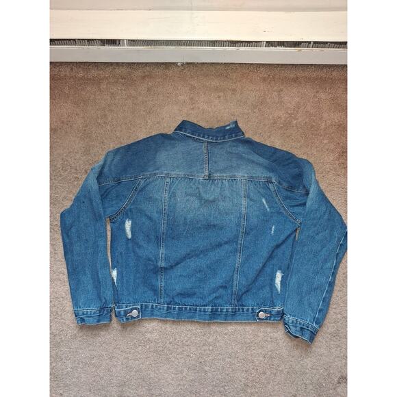 Baccini Womens Denim Jacket Size XL - Picture 4 of 4